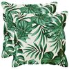 vidaXL Povlak na pol&scaron;t&aacute;ř 2 ks HOUTEN Vzor listů 30 x 30 cm Polyester