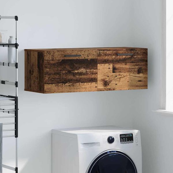 vidaXL N&aacute;stěnn&aacute; skř&iacute;ňka N&aacute;stěnn&yacute; Star&eacute; dřevo 100 x 36.5 x 35 cm