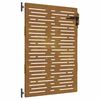 vidaXL Zahradn&iacute; branka 85 x 150 cm z corten oceli čtvercov&yacute; design