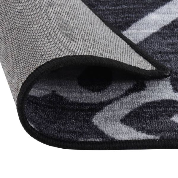 vidaXL Běhoun čern&yacute; 80 x 200 cm