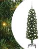 vidaXL Uměl&yacute; v&aacute;nočn&iacute; stromeček Zelen&aacute; 150 cm PVC, ocel a plast