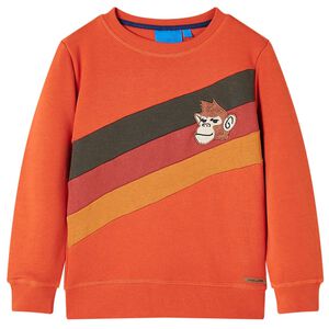 Dětsk&aacute; mikina oranžov&aacute; 92