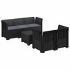 vidaXL 5-m&iacute;stn&eacute; Zahradn&iacute; Sofa s Pol&scaron;t&aacute;ři ve Vzhledu Ratan PP