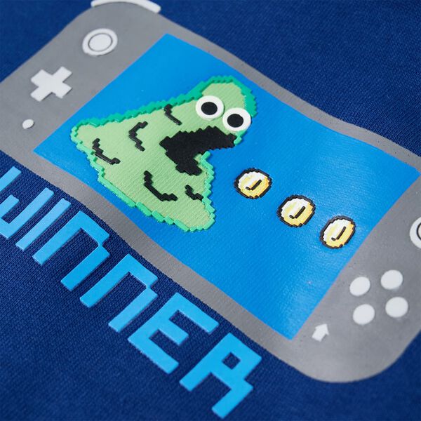 Dětská mikina s kapucí námořnicky modrá 116