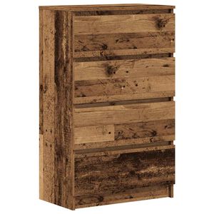vidaXL Př&iacute;born&iacute;k Old Wood 60x35x98,5 cm Dřevěn&aacute; konstrukce
