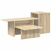 vidaXL Konzolov&yacute; stolek Sonoma dub 91,5 x 35 x 38,5 cm