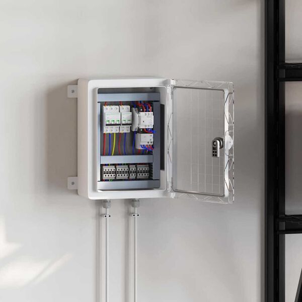 vidaXL Ovl&aacute;dac&iacute; skř&iacute;ň &Scaron;ed&aacute; 47 x 20 x 60 cm ABS plast