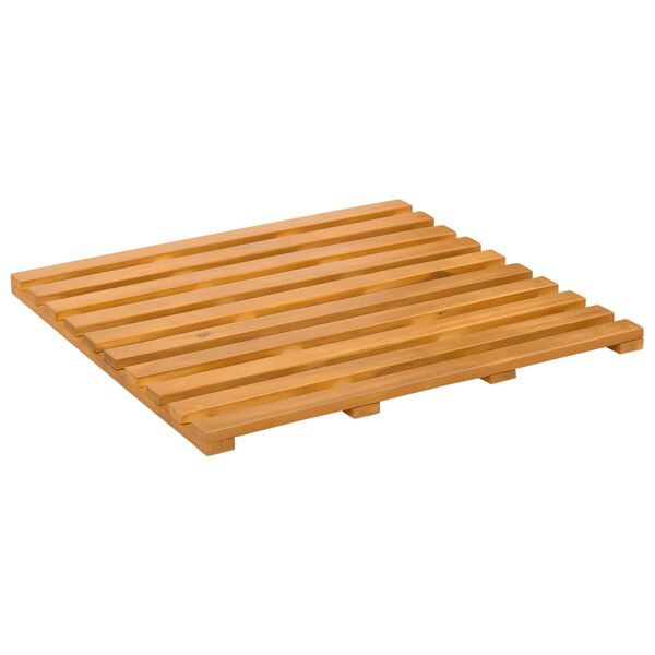 vidaXL Protiskluzov&aacute; podložka Jednobarevn&yacute; Hněd&aacute; 100 x 53 cm dřevo