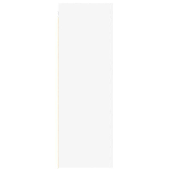 vidaXL TV stolek b&iacute;l&yacute; 30,5x30x90 cm kompozitn&iacute; dřevo