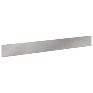 vidaXL Okraj tr&aacute;vn&iacute;ku 10 ks 100 x 12 cm Ocel Stř&iacute;brn&aacute;