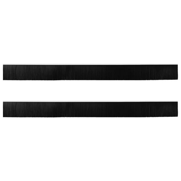 vidaXL Samolepic&iacute; &scaron;těrbiny na dveře 2 pcs B&iacute;l&aacute; 100 cm