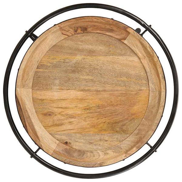 vidaXL Odkládací stolek Ø55x60 cm masivní mangovníkové dřevo