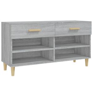 vidaXL Botn&iacute;k &scaron;ed&yacute; sonoma 102 x 35 x 55 cm kompozitn&iacute; dřevo