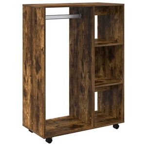 vidaXL &Scaron;atn&iacute; skř&iacute;ň kouřov&yacute; dub 80 x 40 x 110 cm kompozitn&iacute; dřevo