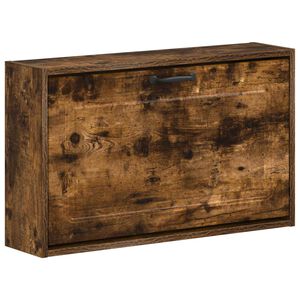 vidaXL N&aacute;stěnn&aacute; skř&iacute;ň na boty UTRECHT 71 x 17 x 43 cm Kompozitn&iacute; dřevo