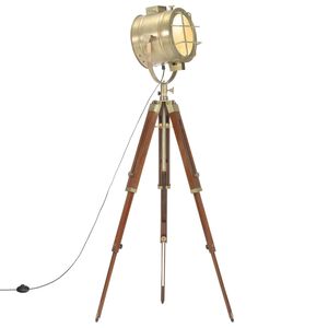 vidaXL Stojac&iacute; lampa na stativu masivn&iacute; mangovn&iacute;kov&eacute; dřevo 165 cm
