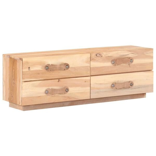 vidaXL TV stolek masivn&iacute; recyklovan&eacute; dřevo