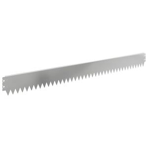 vidaXL Okraj tr&aacute;vn&iacute;ku 30 ks 103 x 10 cm Ocel Stř&iacute;brn&aacute;