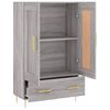 vidaXL Skř&iacute;ň highboard &scaron;ed&aacute; sonoma 69,5 x 31 x 115 cm kompozitn&iacute; dřevo