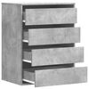 vidaXL Rohov&aacute; z&aacute;suvkov&aacute; komoda betonově &scaron;ed&aacute; 60 x 41 x 76 cm kompozit