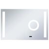 vidaXL Koupelnov&eacute; zrcadlo s LED světly a dotykov&yacute;m senzorem 100x60 cm