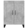 vidaXL Skř&iacute;ň highboard betonově &scaron;ed&aacute; 69,5x34x180 cm kompozitn&iacute; dřevo