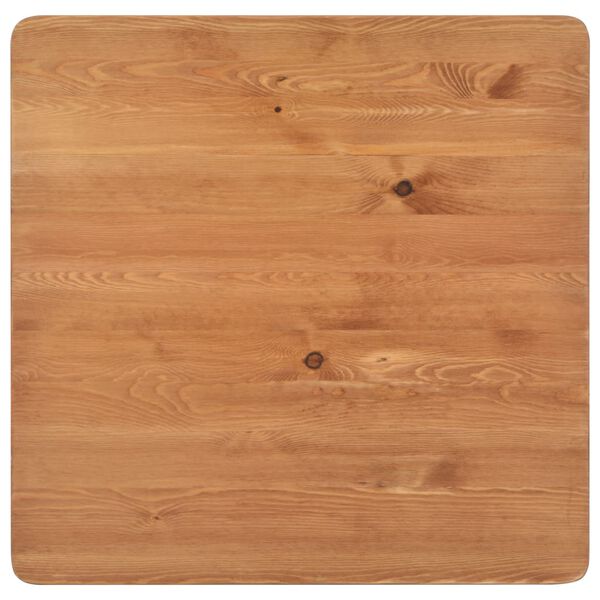 vidaXL Barov&yacute; stůl čern&yacute; 60 x 60 x 108 cm masivn&iacute; borov&eacute; dřevo ocel