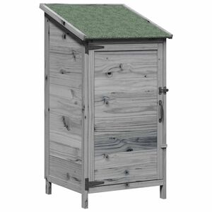 vidaXL Zahradn&iacute; shed &Scaron;ed&aacute; 59,5 x 56 x 113,5 cm Masivn&iacute; jedlov&eacute; dřevo