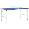 vidaXL 1,5metrov&yacute; pingpongov&yacute; stůl se s&iacute;t&iacute; 152 x 76 x 66 cm modr&yacute;