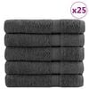 vidaXL Pr&eacute;miov&eacute; saunov&eacute; osu&scaron;ky SOLUND 50 ks antracitov&eacute; 80x200 cm 600 g/m&sup2;