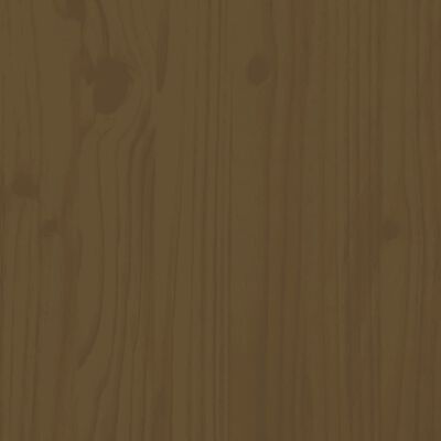 vidaXL Botník medově hnědý 110x34x52 cm masivní borové dřevo