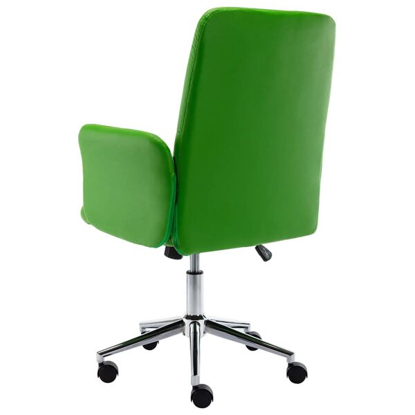 vidaXL Kancel&aacute;řsk&aacute; židle uměl&aacute; kůže zelen&aacute;