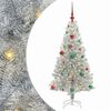 vidaXL V&aacute;nočn&iacute; stromeček s 150 LED diodami Stř&iacute;brn&aacute; 150 cm PET