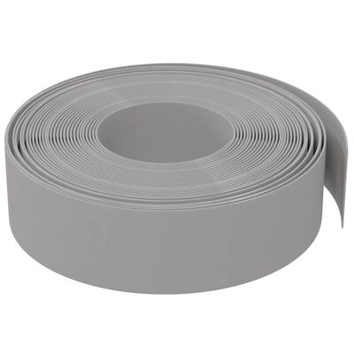 vidaXL Travní lemy 2 ks šedé 10 m 15 cm polyethylen