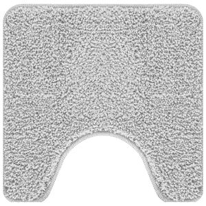 vidaXL Protiskluzov&aacute; koupelnov&aacute; podložka s v&yacute;řezem na toaletu &Scaron;ed&aacute;