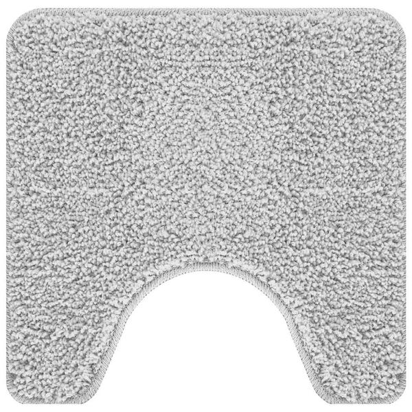 vidaXL Protiskluzov&aacute; koupelnov&aacute; podložka s v&yacute;řezem na toaletu &Scaron;ed&aacute;