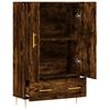 vidaXL Skř&iacute;ň highboard kouřov&yacute; dub 69,5 x 31 x 115 cm kompozitn&iacute; dřevo