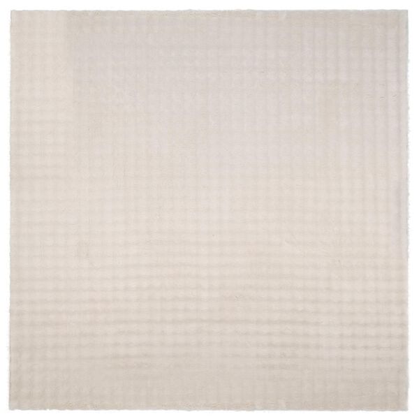 vidaXL Kusov&eacute; koberce Čtvercov&yacute; SIROLO B&eacute;žov&aacute; 120 x 120 cm Polyester