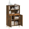 vidaXL Skříň highboard kouřový dub 60 x 36 x 110 cm kompozitní dřevo