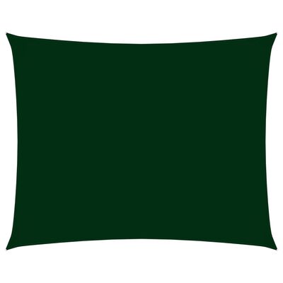 vidaXL Stínící plachta oxfordská látka obdélníková 4x5 m tmavě zelená