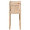 vidaXL Zahradn&iacute; pěstebn&iacute;k Př&iacute;roda 31 x 31 x 70 cm Masivn&iacute; borov&eacute; dřevo