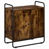 vidaXL Př&iacute;born&iacute;k Kouřov&yacute; dub 68 x 35 x 75 cm Kompozitn&iacute; dřevo