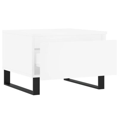 vidaXL Konferenční stolek bílý 50 x 46 x 35 cm kompozitní dřevo