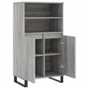 vidaXL Skř&iacute;ň highboard &scaron;ed&aacute; sonoma 60 x 36 x 110 cm kompozitn&iacute; dřevo