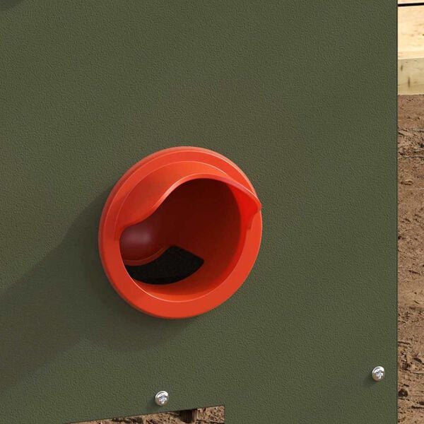 vidaXL Krm&iacute;tko pro slepice 2 pcs Olivově zelen&aacute; 40,5 x 25 x 38 cm