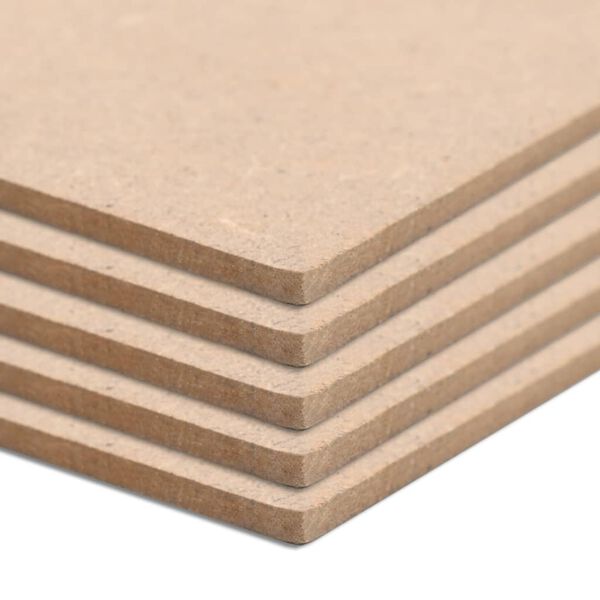 vidaXL Desky z MDF 5 ks obd&eacute;ln&iacute;kov&eacute; 120 x 60 cm x 2,5 mm