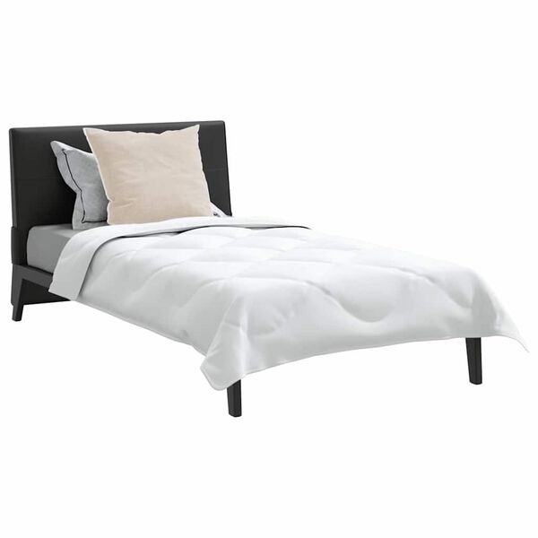 vidaXL Celoroční peřina s polštářem 2 pcs Bílá Mikrovlákno