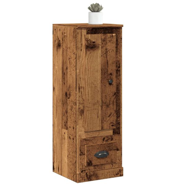 vidaXL Skříň highboard old wood 36 x 35,5 x 103,5 kompozitní dřevo
