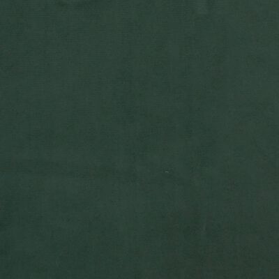 vidaXL Taštičková matrace tmavě zelená 100 x 200 x 20 cm samet