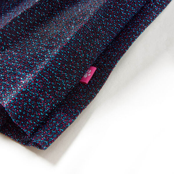 Dětská sukně se třpytkami námořnicky modrá 128